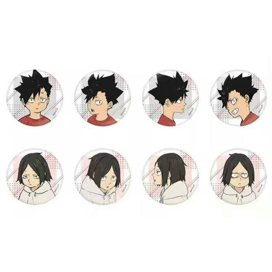 HAIKYU!! Kozume & Kuro Childhood Version Can Badge Blind Pack