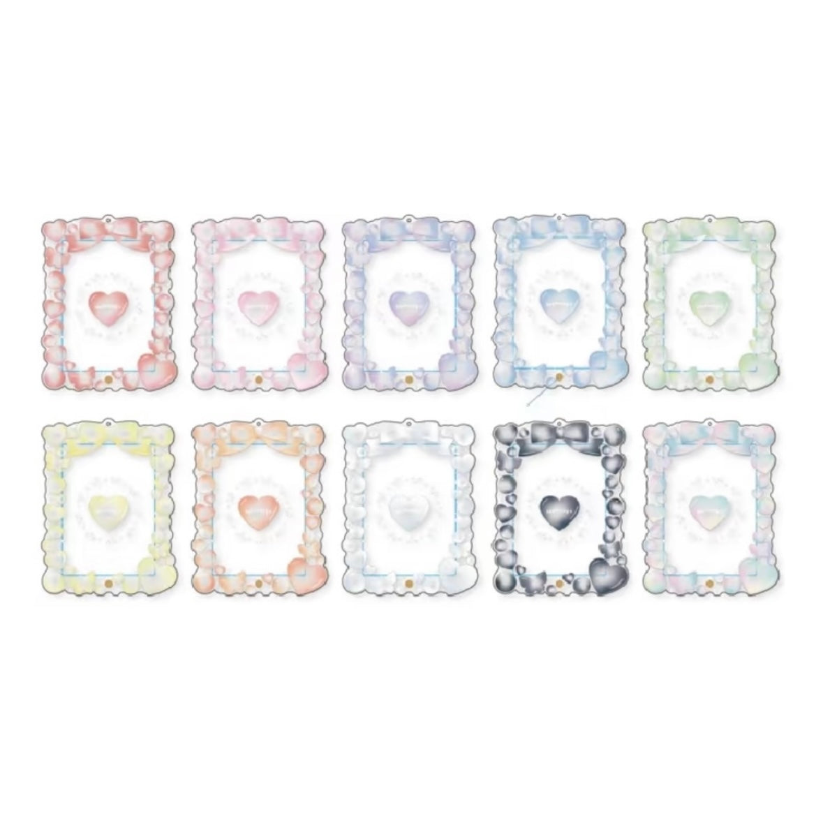 FUKUYA PhotoCard Acrylic Frame Soap Bubble Blind Pack