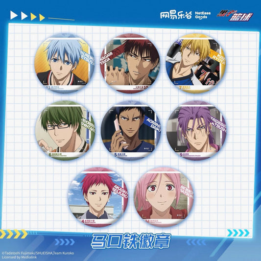Kuroko’s Basketball Series 2 Tinplate Badge - Blind Pack