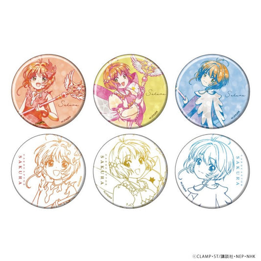 Cardcaptor Sakura Watercolor-Style Can Badge Blind Pack