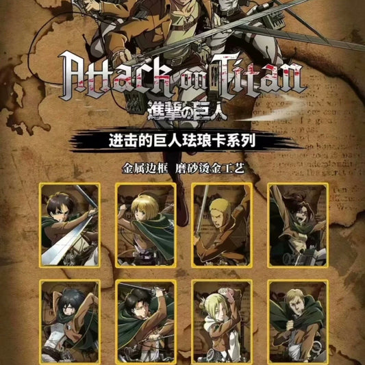 Attack on Titan Enamel Card - Blind Pack