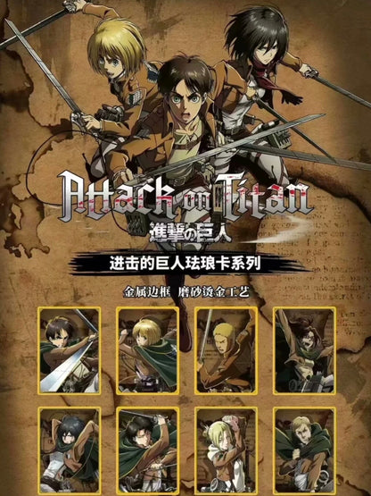 Attack on Titan Enamel Card - Blind Pack
