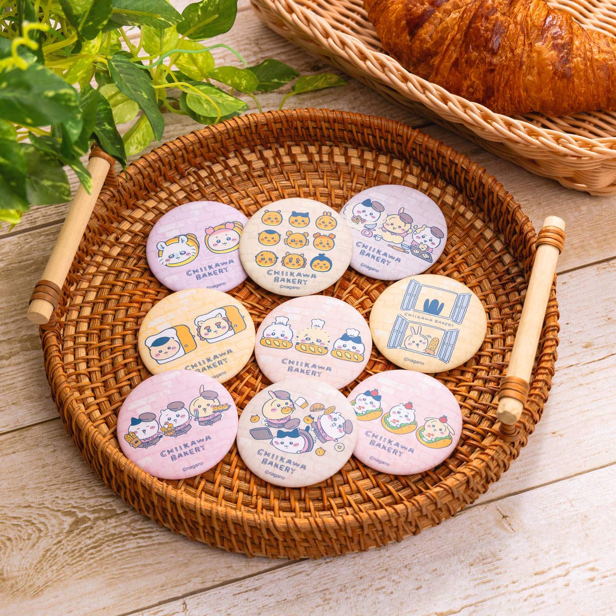 Chiikawa Bakery Trading Matte Can Badge - Blind Pack