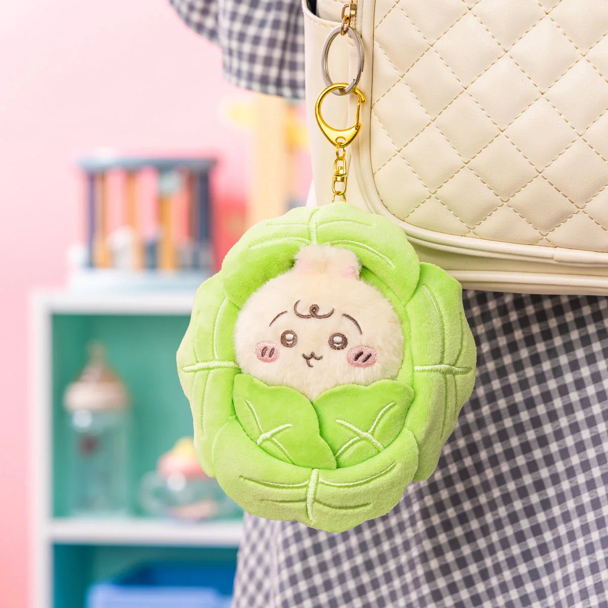 Chiikawa Chiikawa Baby Usagi Wrapped in Cabbage Mascot
